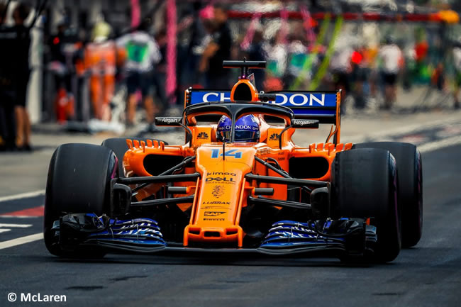 Fernando Alonso - McLaren - Entrenamientos GP Hungría 2018