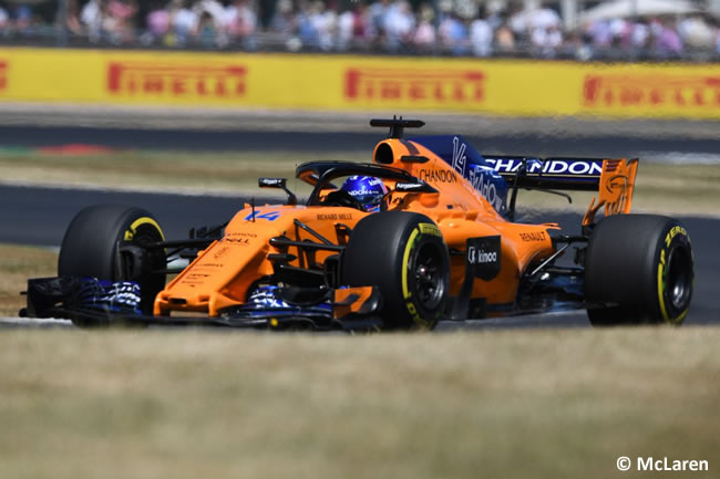 Fernando Alonso - McLaren - GP Gran Bretaña 2018 - Carrera