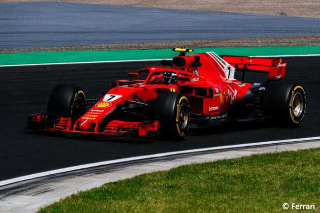 KImi Raikkonen - Scuderia Ferrari - Carrera GP Hungría 2018