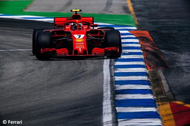 Kimi Raikkonen - Scuderia Ferrari - Carrera - GP Alemania Hockenheim 2018