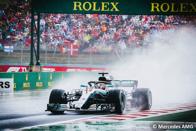 Lewis Hamilton - Mercedes AMG - Clasificación GP Hungría 2018