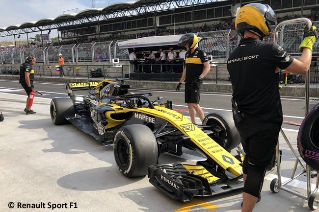 Nico Hulkenberg- Renault - Entrenamientos GP Hungría 2018