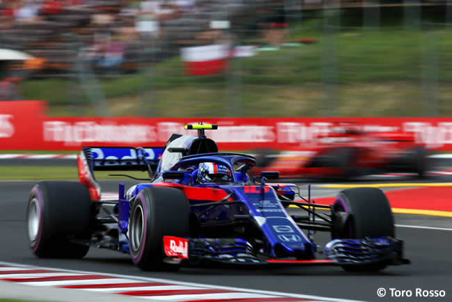 Pierre Gasly - Toro Rosso - Entrenamientos GP Hungría 2018