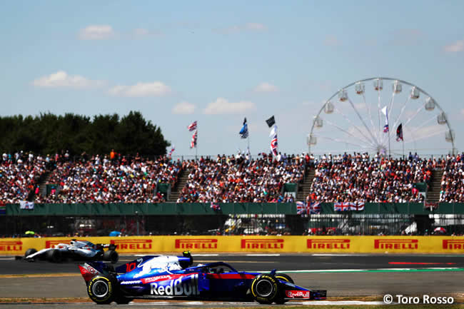 Pierre Gasly - Toro Rosso - GP Gran Bretaña 2018 - Carrera