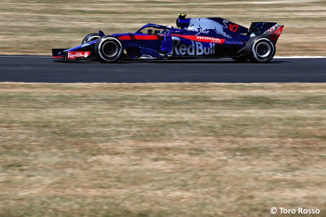 Pierre Gasly - Toro Rosso - GP Gran Bretaña 2018 - Entrenamientos