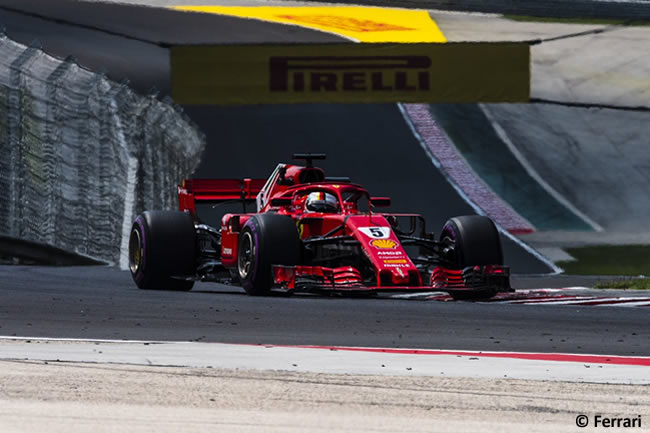 Sebastian Vettel - Scuderia Ferrari - Entrenamientos GP Hungría 2018