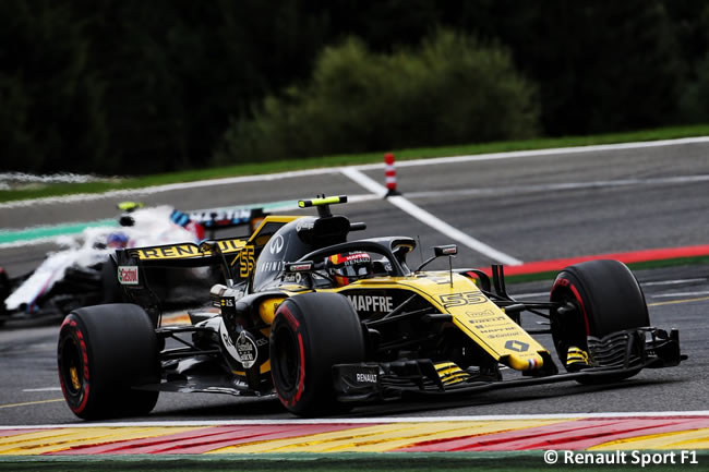 Carlos Sainz - Renault - Carrera Gran Premio Bélgica 2018