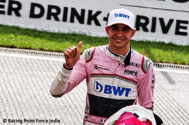 Esteban Ocon - Racing Point Force India - Entrenamientos Gran Premio Bélgica 2018