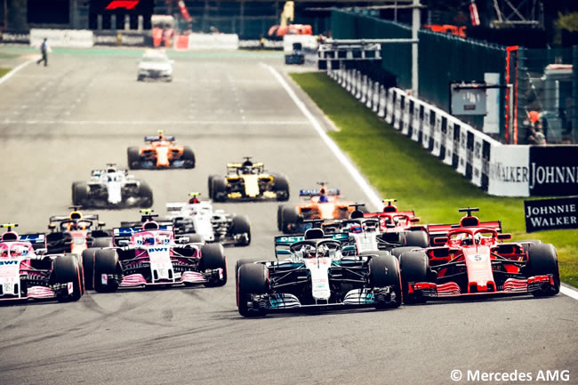 Lewis Hamilton - Mercedes AMG - Carrera Gran Premio Bélgica 2018