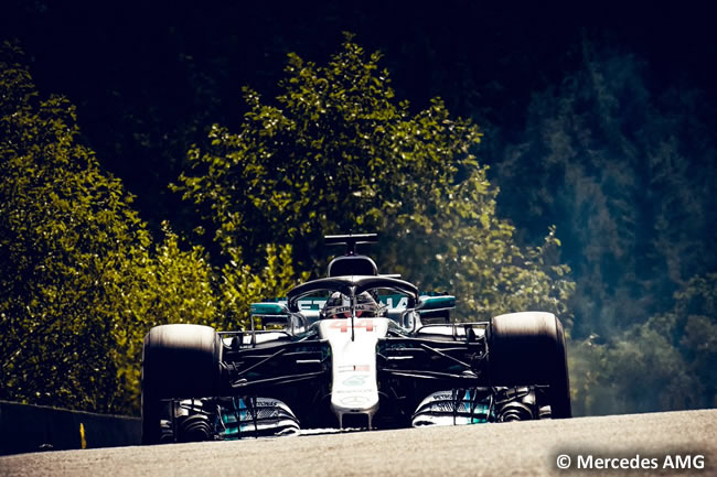 Lewis Hamilton - Mercedes - Entrenamientos Gran Premio Bélgica 2018