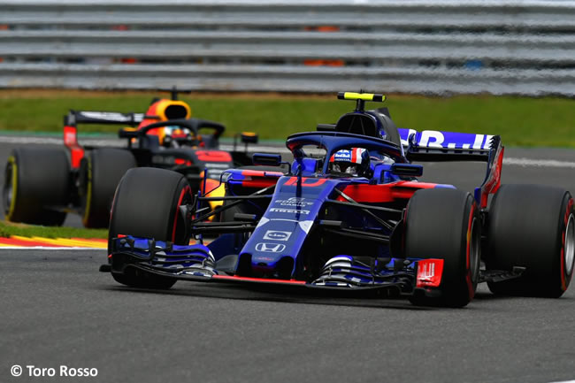 Pierre Gasly - Toro Rosso - Carrera Gran Premio Bélgica 2018