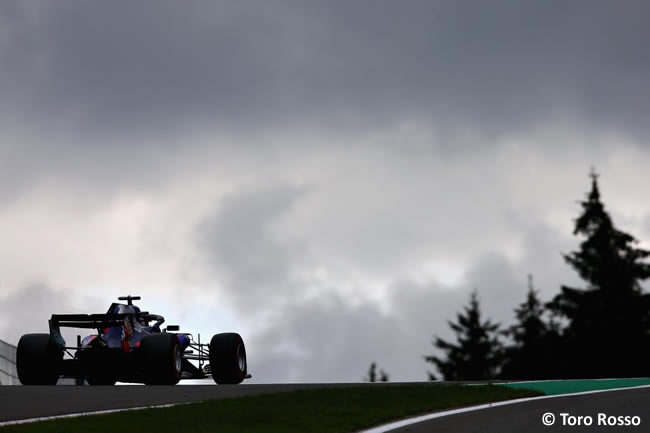 Toro Rosso - Entrenamientos Gran Premio Bélgica 2018