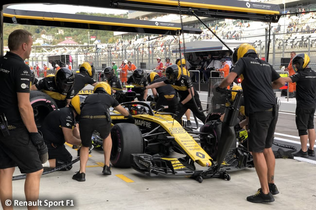 Carlos Sainz - Renault - Entrenamientos Rusia 2018