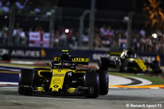 Carlos Sainz - Renault - Carrera GP Singapur 2018