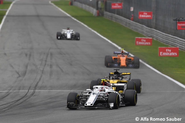 Charles Leclerc - Sauber - Carrera Gran Premio Italia 2018