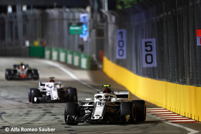 Charles Leclerc - Alfa Romeo Sauber - Carrera GP Singapur 2018