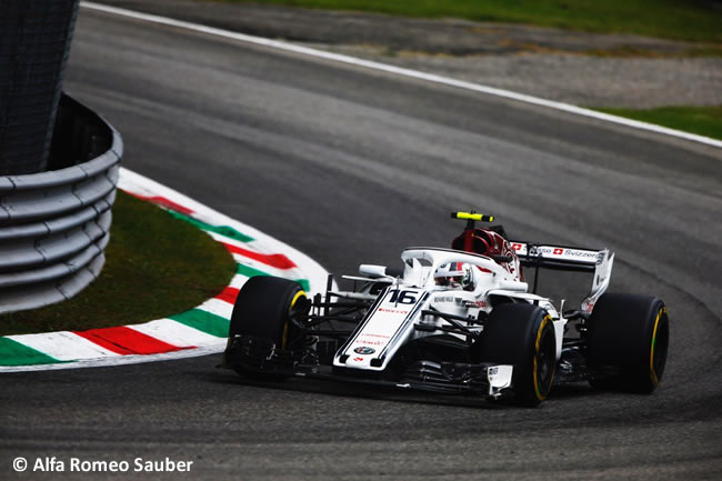 Charles Leclerc - Sauber - Entrenamientos Gran Premio Italia 2018
