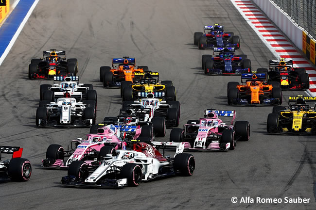 Charles Leclerc - Alfa Romeo Sauber - Carrera GP Rusia 2018