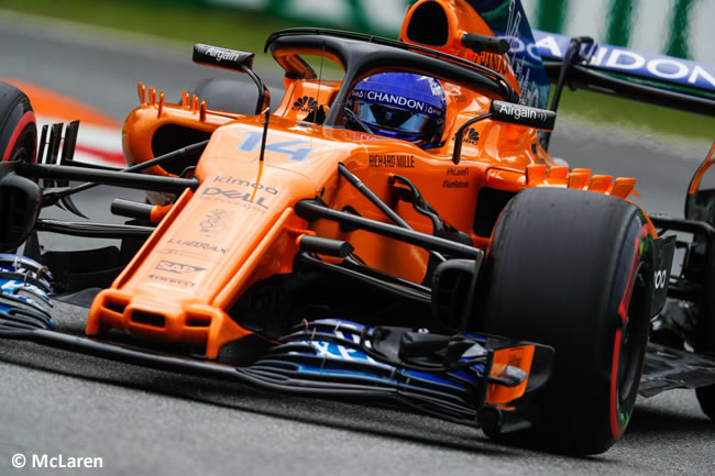 Fernando Alonso - McLaren - Entrenamientos Gran Premio Italia 2018