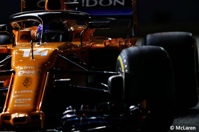 Fernando Alonso - McLaren - Entrenamientos - GP Singapur 2018