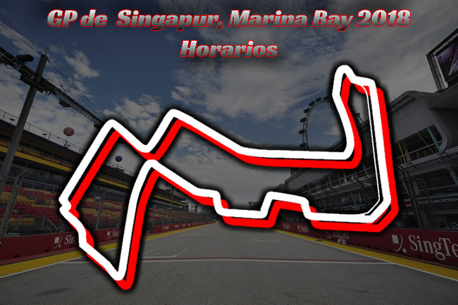 Horarios Gran Premio de Singapur 2018 