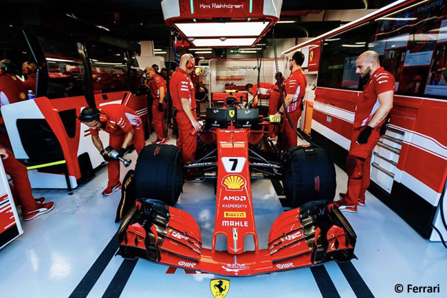 Kimi Raikkonen - Scuderia Ferrari - Entrenamientos - GP Singapur 2018