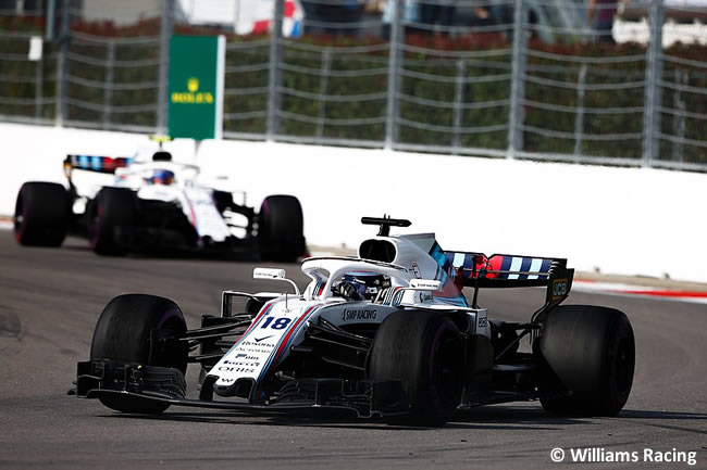 Lance Stroll - Sergey Sirotkin - Williams - Carrera GP Rusia 2018