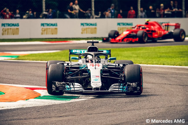 Lewis Hamilton - Mercedes - Clasificación Gran Premio Italia 2018