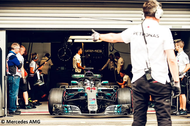 Lewis Hamilton - Mercedes - Entrenamientos Gran Premio Italia 2018
