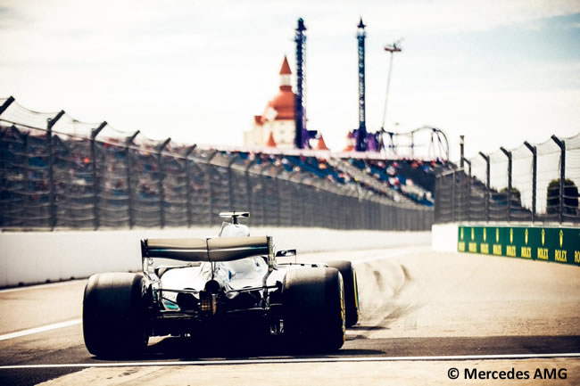 Lewis Hamilton - Mercedes - Entrenamientos Rusia 2018