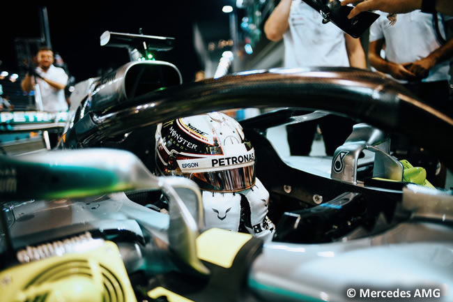 Lewis Hamilton - Mercedes AMG - Clasificación GP Singapur 2018