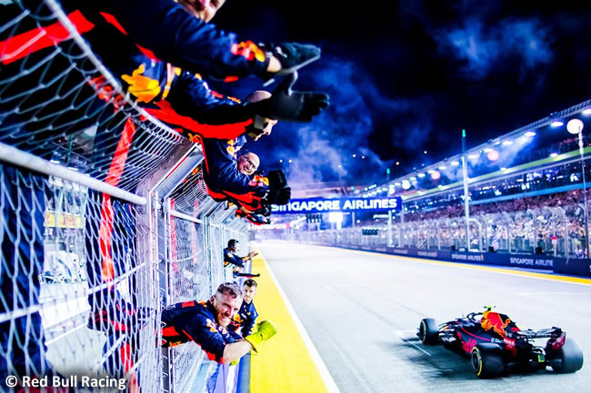 Max Verstappen - Red Bull - Carrera GP Singapur 2018