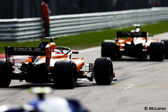 McLaren - Carrera GP Rusia 2018