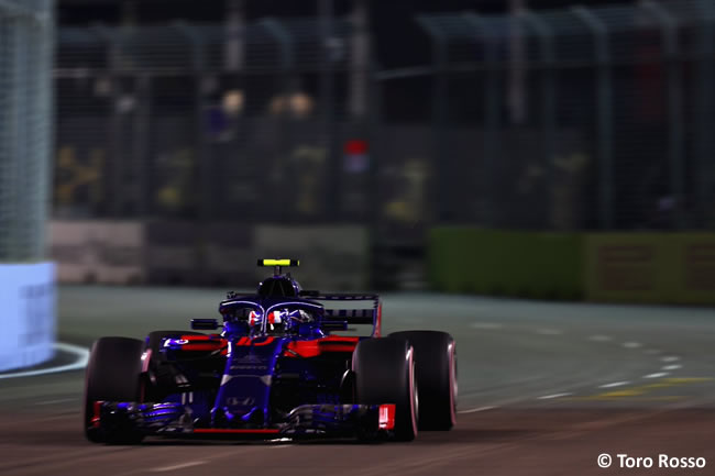 Pierre Gasly - Toro Rosso - Clasificación GP Singapur 2018