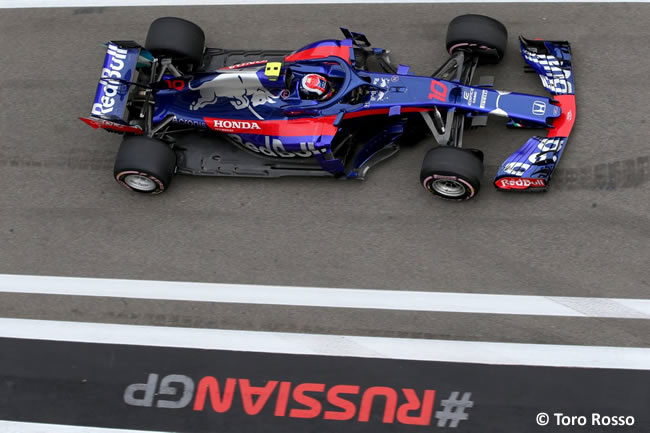 Pierre Galy - Toro Rosso - Entrenamientos Rusia 2018