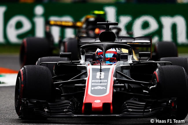 Romain Grosjean - Haas F1 - Carrera Gran Premio Italia 2018