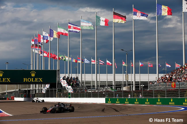 Romain Grosjean - Haas F1 - Carrera GP Rusia 2018