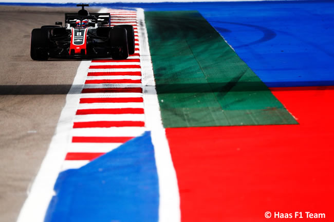 Romain Grosjean - Haas F1 - Entrenamientos Rusia 2018