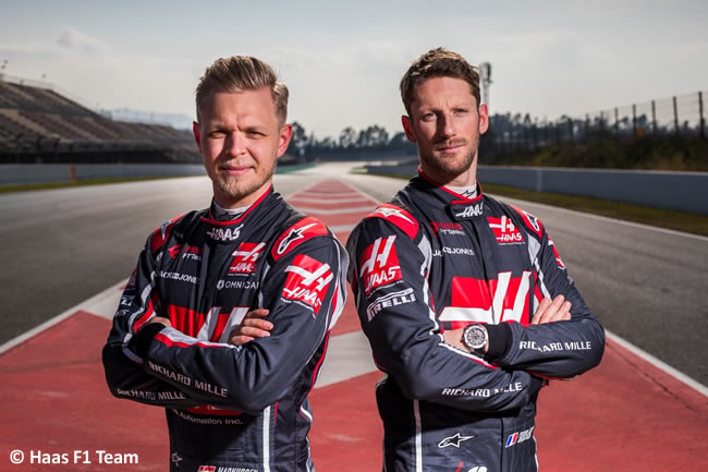 Romain Grosjean - Kevin Magnussen - Anuncio Alineación 2019