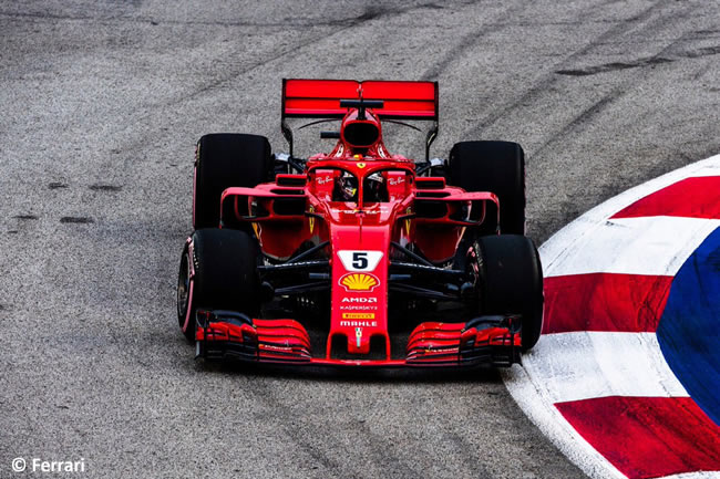 Sebastian Vettel - Ferrari - Clasificación GP Singapur 2018