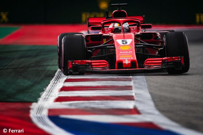 Sebastian Vettel - Scuderia Ferrari - Clasificación GP Rusia 2018