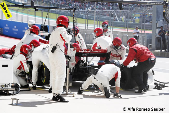 Alfa Romeo Sauber - Carrera GP Estados Unidos 2018 -