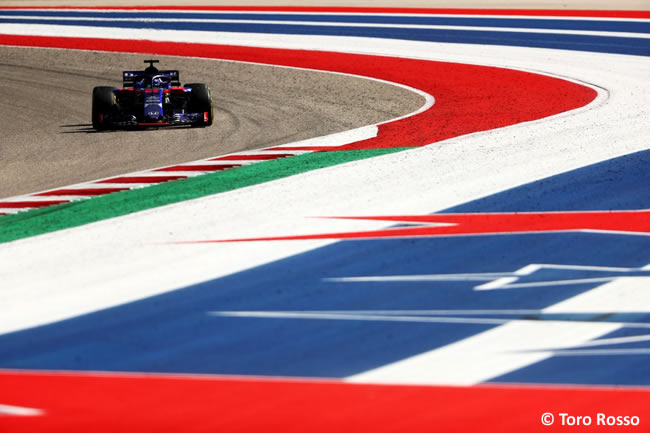 Brendon Hartley - Toro Rosso - Carrera GP Estados Unidos 2018 -