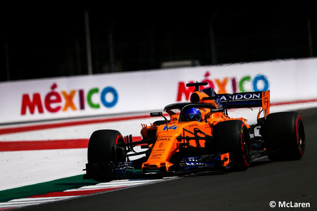 Fernando Alonso - McLaren - Entrenamientos Libres - GP México AHR - 2018