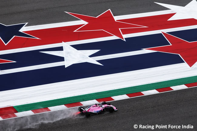 Force India - Entrenamientos GP Estados Unidos 2018 -