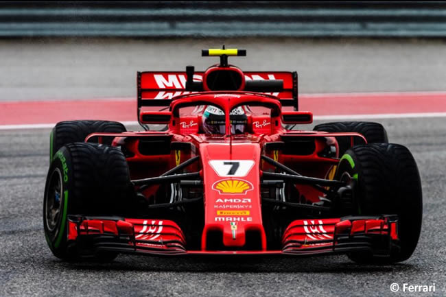 Kimi Raikkonen - Scuderia Ferrari - Entrenamientos GP Estados Unidos 2018 -