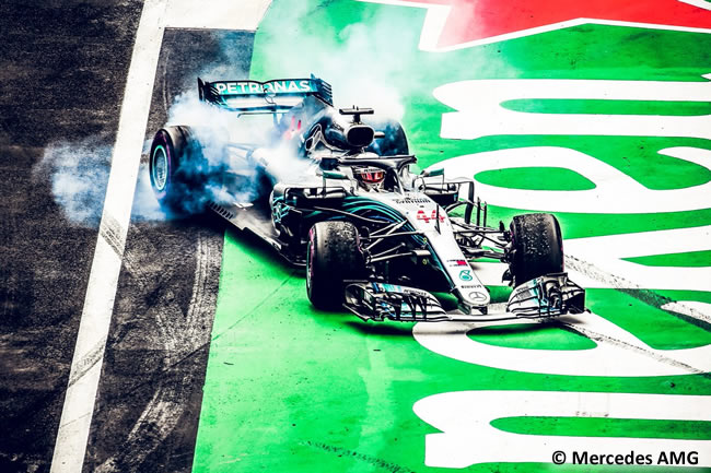 Lewis Hamilton - Mercedes - Carrera - GP México AHR - 2018