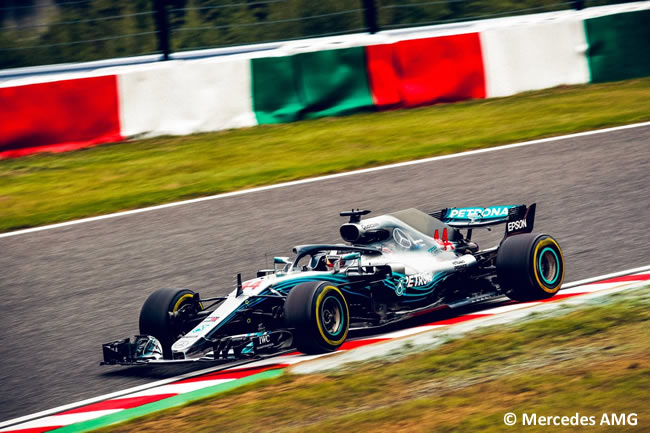 Lewis Hamilton - Mercedes - Entrenamientos - GP Japón 2018