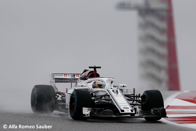 Marcus Ericsson - Sauber - Entrenamientos GP Estados Unidos 2018 -