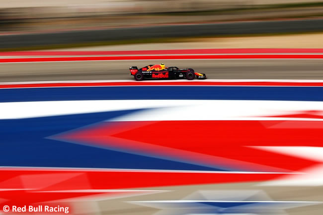 Max Verstappen - Red Bull Racing - Carrera GP Estados Unidos 2018 -